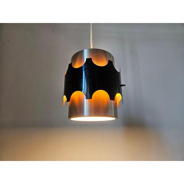 Vintage Pendant Lights in the style of Jo Hammerborg, 1970s, Set of 3 For Sale - Image 12 of 16