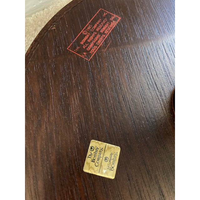 Auburn Vintage Showcase Table by the Bombay Company Furniture For Sale - Image 8 of 11