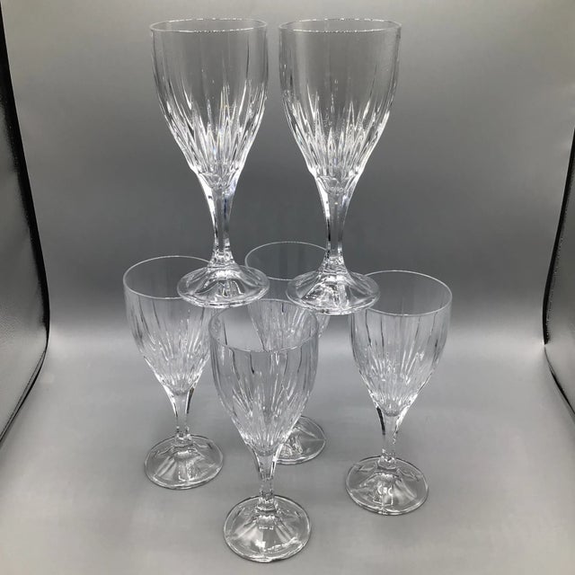 Godinger Ingrid Pattern Water Goblets-Set of 6 For Sale - Image 12 of 13