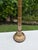 Metal Vintage Frederick Cooper Torchère-Style Brass Table Lamp With Original Shade For Sale - Image 7 of 12