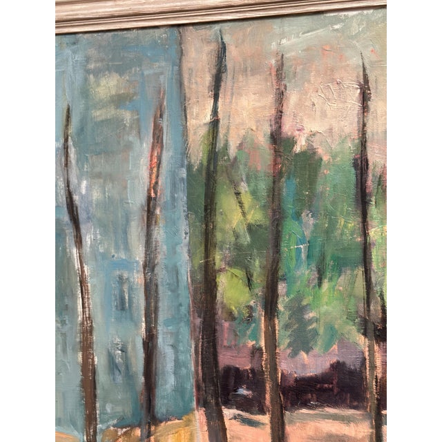 Ingeborg Strangell, Trees, 1950s, Oil on Canvas, Framed For Sale - Image 15 of 18