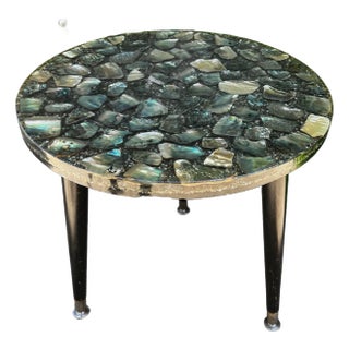 Abalone MCM Side Table For Sale