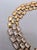Vintage 1990 Signed Napier Goldtone Swarovski Crystals Wide Collar Necklace For Sale - Image 11 of 15