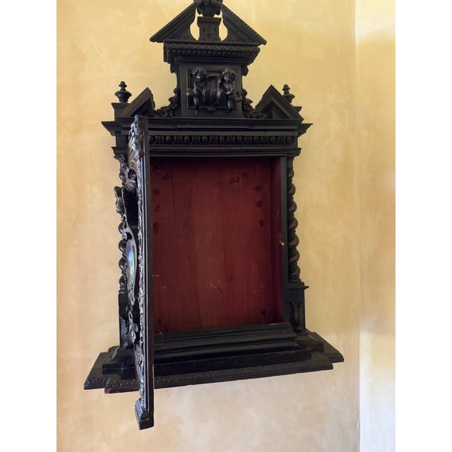 Italian Cassetta Della Offerti Antique Italian 19th Century Cabinet. For Sale - Image 3 of 8