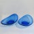 Blue Blue Glass Console Bowls - a Pair For Sale - Image 8 of 8