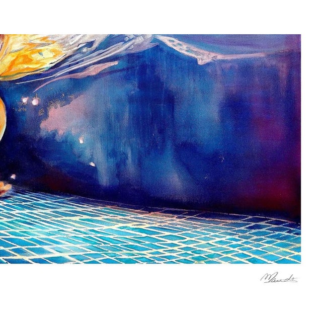 Maude Ovize, Flamboyant Summer Bath, 2021, Screenprint For Sale - Image 5 of 7