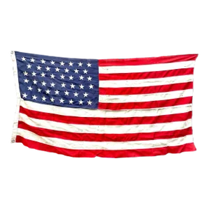 46 Star Antique American Flag Circa 1908 Wool Nautical