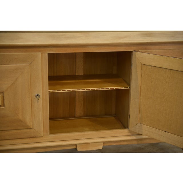 1950s Vintage Three-Door Sideboard in Oak, 1950s For Sale - Image 5 of 14