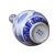 2020s Chinese Blue White Porcelain Scenery Graphic Bulb Shape Vase For Sale - Image 5 of 6