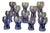 Mid-Century Modern Murano Alexandrite Glass Bullicante Goblets, 1962, Set of 12 For Sale