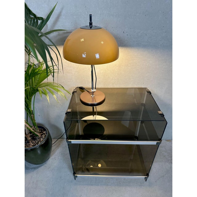Vintage Hifi Unit in Smoked Glass, 1970s For Sale - Image 3 of 10