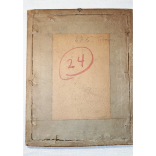 Antique Original 18th Century Figural Garniture Ornamental Urn Planter Drawing For Sale - Image 12 of 12