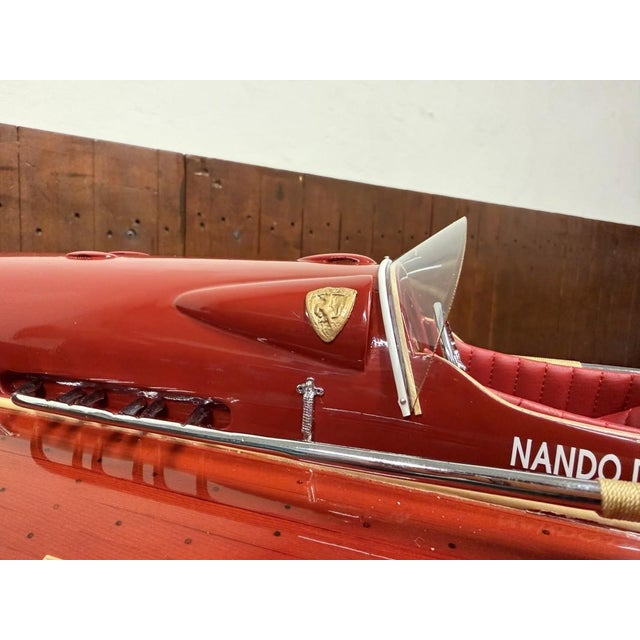 Ferrari Hydroplane Boat Model, 2010s For Sale - Image 14 of 18