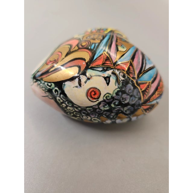 Vintage Rosalie Wynkoop Studio Art Pottery Heart For Sale In Washington DC - Image 6 of 7