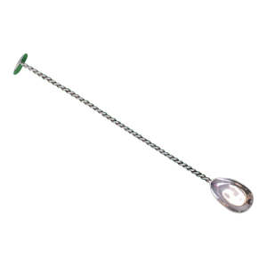 Mid 20th Century Asprey & Co London Silver Plate Cocktail Stirrer/ Muddler