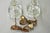 Vintage Art Deco Glass Column Candlestick Small Boudoir Vanity Bedroom Lamp Pair For Sale - Image 10 of 11