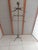 Mid 20th Century Vintage Art Deco Brass Gentleman's Valey Stand With Cannon Ball 1950's- 1960's Garment Rack. For Sale - Image 5 of 14