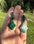 Circa 1970s Malachite & 970 Silver Articulated Drop Earrings With 14k Gold Posts, Pair For Sale - Image 4 of 18