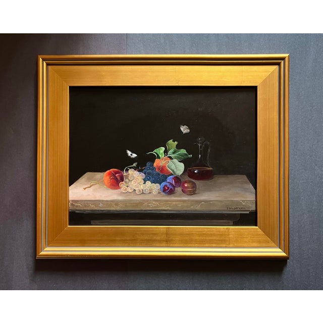 Realism Still Life Oil Painting by Satori Gregorakis For Sale - Image 3 of 3