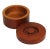 Mid-Century Modern Solid Teak Lidded Container, Made in Denmark For Sale - Image 3 of 6