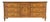 Henredon Style French Regency Louis XVI Carved Fruitwood Long Dresser or Credenza, Circa 1960s For Sale