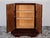 Art Deco Bookcase or Bar Cabinet in Hand-Polished Shellac Ash and Thuja Burl Wood, France, 1930s For Sale - Image 3 of 11