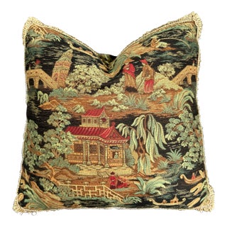Chinese Toile Pillow For Sale
