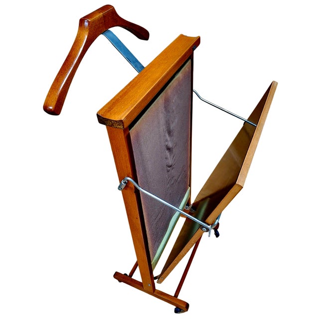 Ico Parisi for Fratelli Reguitti Italian Valet Stand With Trouser Press For Sale In San Francisco - Image 6 of 10
