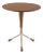 Mid-Century Tripod Side Teak Table by Albert Larsson for Alberts Tibro, 1950s For Sale