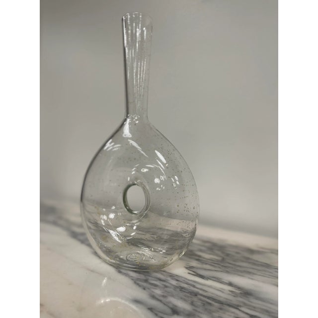 Late 20th Century Timeless Decanter With Gold Flakes For Sale In Little Rock - Image 6 of 8
