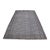 Vintage Distressed Turkish Oushak Rug in Slate Gray, Silver For Sale