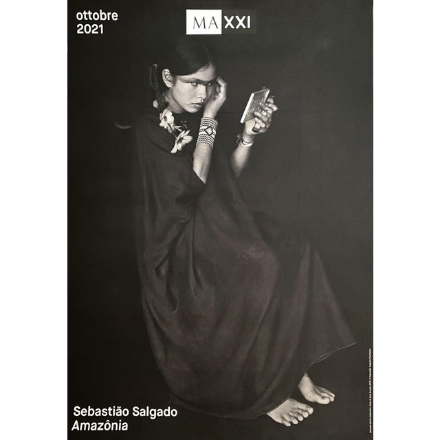 Sebastiao Salgado Amazônia Official Exhibition Poster Young Ashaninka Woman, Brazil, 2016 Publisher: MAXXI Museum Rome...