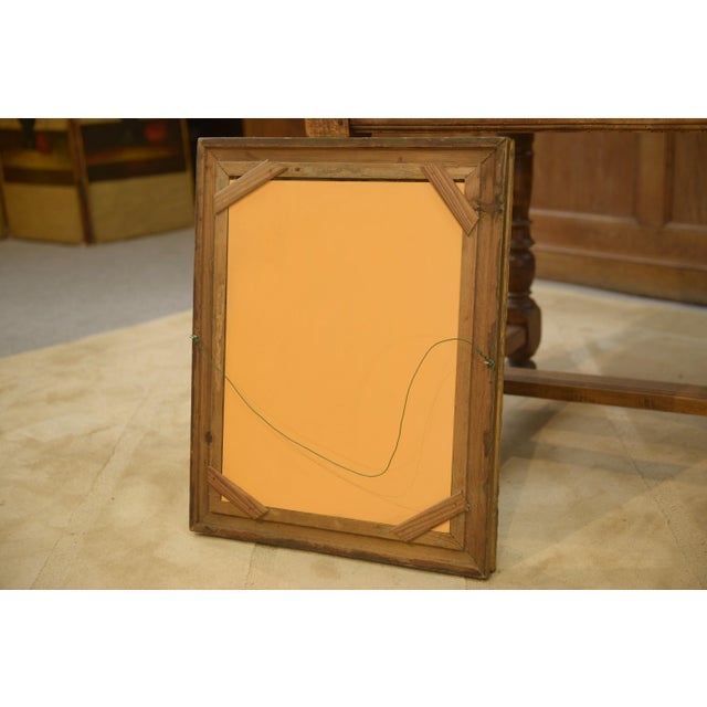 19th Century Mirror in Wood and Stucco with Vegetal Decoration For Sale - Image 4 of 7