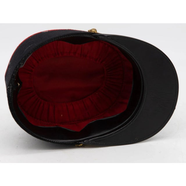 Vintage French Military Academy Officers Hat, Mid Century For Sale In New York - Image 6 of 8