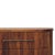 2020s Ribbed Mango Wood 3-Drawer Chest With Brass Hardware For Sale - Image 5 of 8