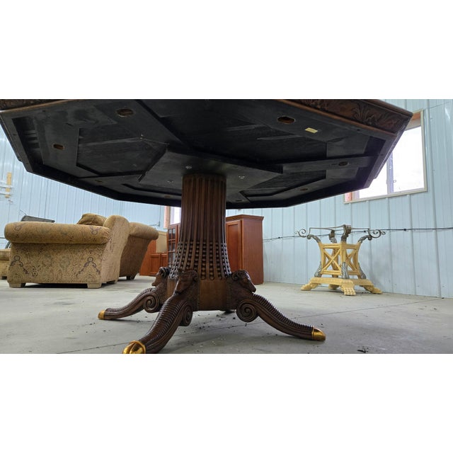 Maitland-Smith Poker Table With 8 Century Furniture Chairs For Sale - Image 17 of 18