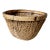 Antique Rattan Handwoven Asian Agricultural Basket For Sale