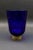 Mid 20th Century Mid 20th Century Nason Moretti Signed Murano Italy Blue Aventurine Gold Glass Vase For Sale - Image 5 of 10