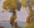 Impressionist Dana Bartlett - 1932 View of Morro Bay -Oil Painting For Sale - Image 3 of 9