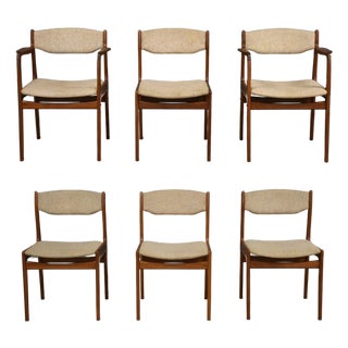 Danish Modern Teak Dining Chairs - Set of 6 For Sale