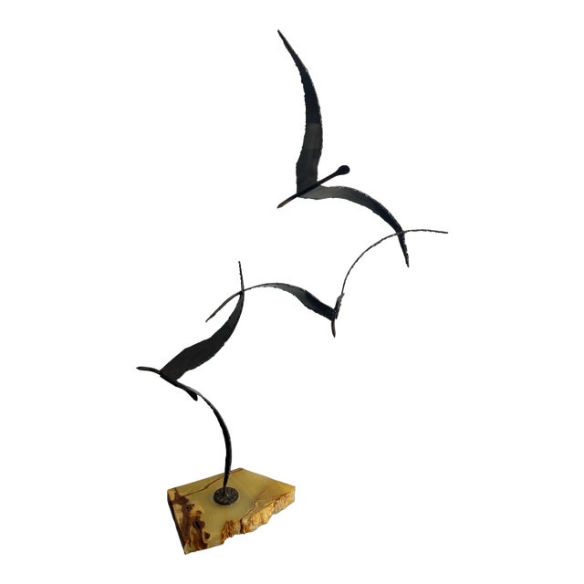 1960s Birds in Flight Sculpture, Attributed to Bijan Bahar For Sale