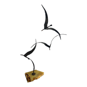 1960s Birds in Flight Sculpture, Attributed to Bijan Bahar