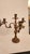 Early 20th Century Pair of Antique French Louis XV Bronze Candelabras For Sale - Image 5 of 6