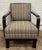 This is a gorgeous Hickory Chair Art Deco style accent chair, club chair, lounge chair, or armchair. Features striped...
