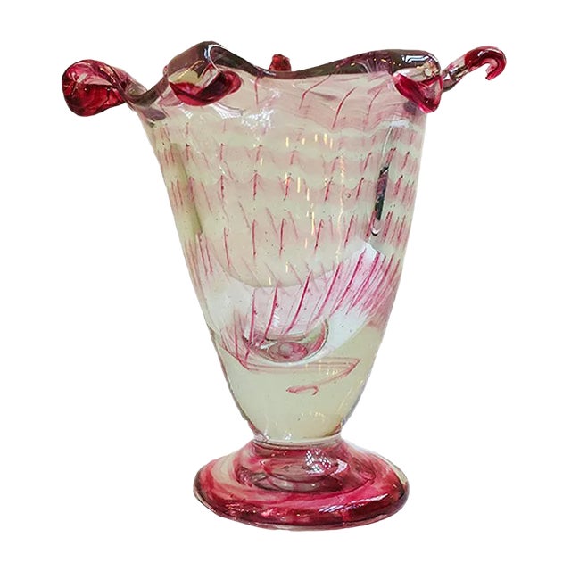 MidCentury Murano Glass Vase, 1960s Chairish