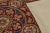 Textile Antique French Needlepoint Rug in Red With Medallions For Sale - Image 7 of 7