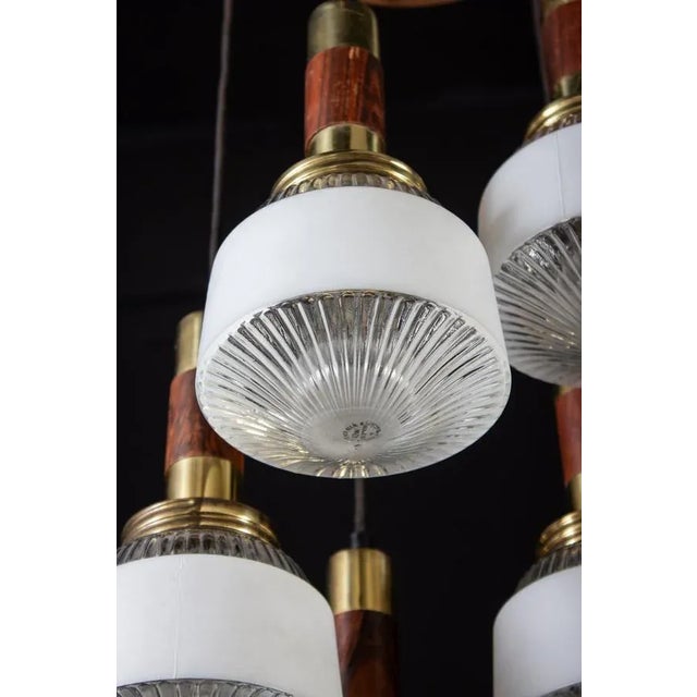 Modern Cascade Chandelier, 1970 For Sale - Image 9 of 13