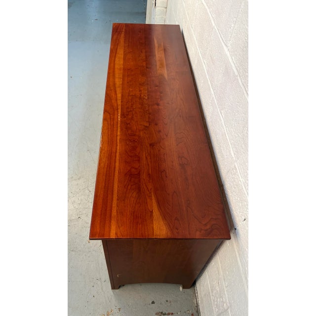 Mid-Century Modern Mid 20th Century Modern Cherry Dresser by Ethan Allen For Sale - Image 3 of 14