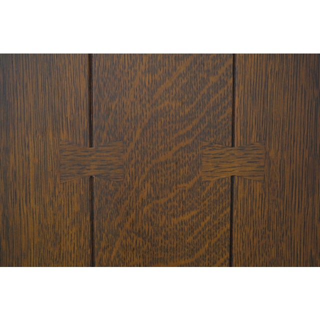 Stickley Mission Oak Entertainment Unit Armoire For Sale - Image 14 of 18