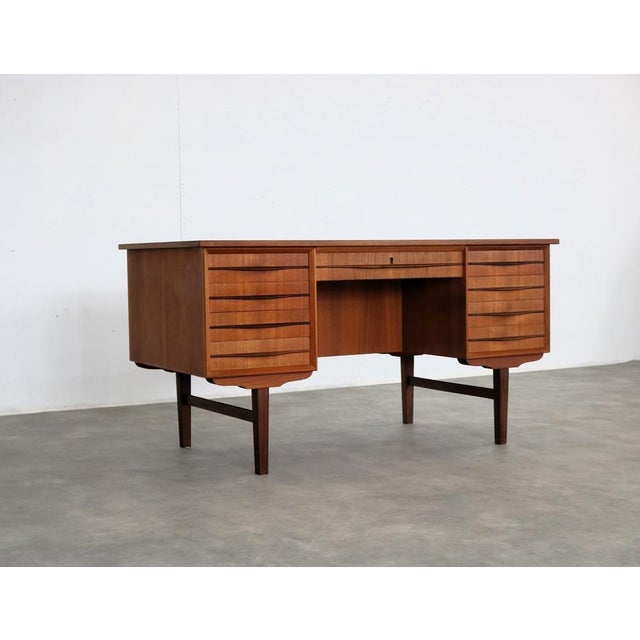 Vintage Danish Desk in Teak, 1960s For Sale - Image 10 of 10